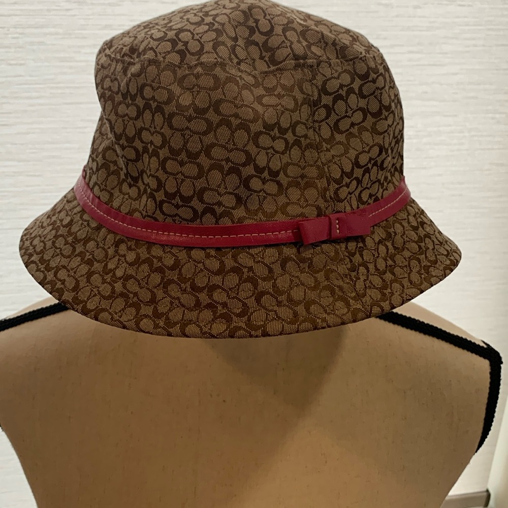 Kids’ Coach Signature Bucket Hat EUC